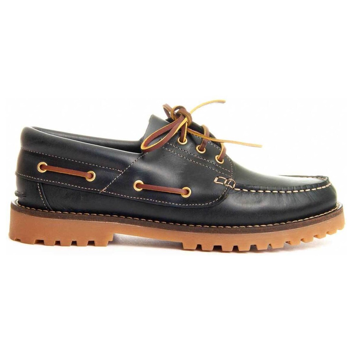 Παπούτσια Άνδρας Boat shoes Purapiel 89137 Μπλέ