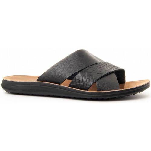 Παπούτσια Άνδρας Σανδάλια / Πέδιλα Leindia 89354 Black