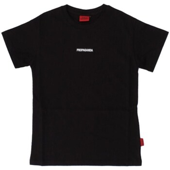 Υφασμάτινα Αγόρι T-shirt με κοντά μανίκια Propaganda 24SSPRBLTS986 Black