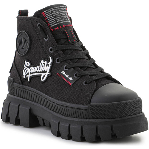 Παπούτσια Γυναίκα Ψηλά Sneakers Palladium Revolt Hi Patch 99115-008-M Black