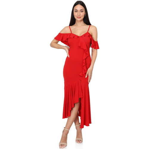 Υφασμάτινα Γυναίκα Φορέματα La Modeuse 70565_P165024 Red