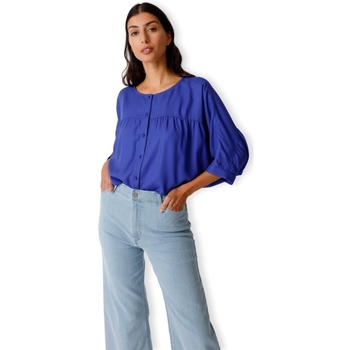Υφασμάτινα Γυναίκα Μπλούζες Skfk Tilde Shirt - Royal Blue Μπλέ