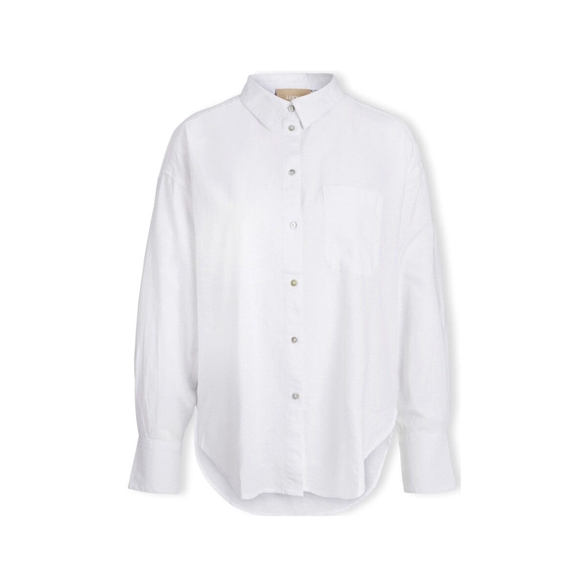 Μπλούζα Jjxx Jamie Linen Shirt L/S - White 28041453F