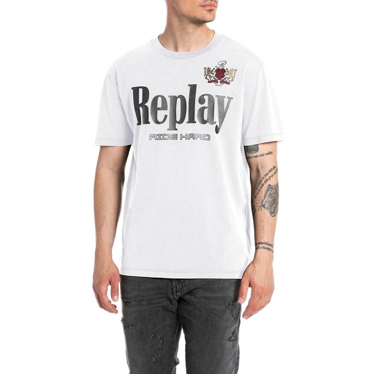 Replay  T-shirt με κοντά μανίκια Replay -