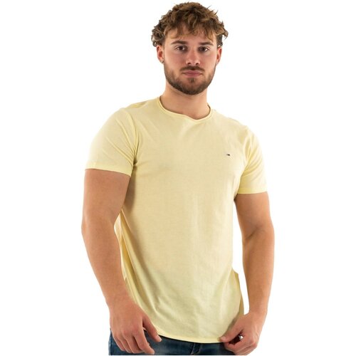 Υφασμάτινα Άνδρας T-shirt με κοντά μανίκια Tommy Jeans DM0DM09586 Yellow