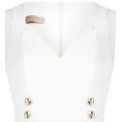 Υφασμάτινα Γυναίκα Φορέματα Rinascimento CFC0019370002 Κρέμα λευκό