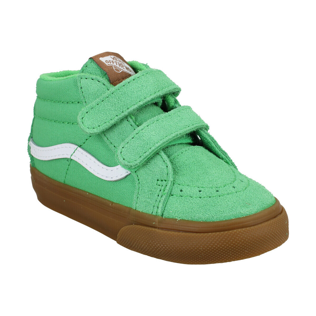 Sneakers Vans Sk8 Mid V Reissue Velours Toile Enfant Green