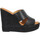 Παπούτσια Γυναίκα Σανδάλια / Πέδιλα Kanna 6025 Velours Femme Noir Black