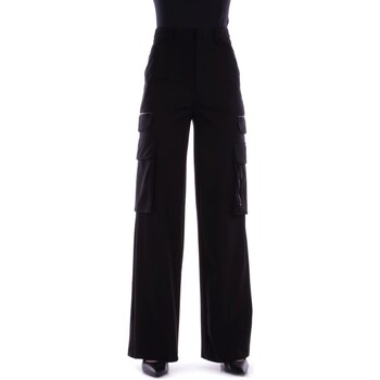 Υφασμάτινα Γυναίκα παντελόνι παραλλαγής Costume National CWS41002PA 1073 Black