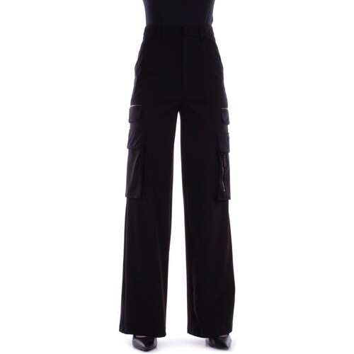 Υφασμάτινα Γυναίκα παντελόνι παραλλαγής Costume National CWS41002PA 1073 Black