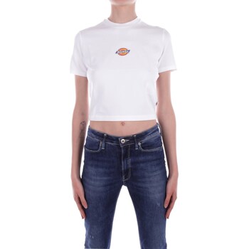 Υφασμάτινα Γυναίκα T-shirt με κοντά μανίκια Dickies DK0A4XPO Άσπρο
