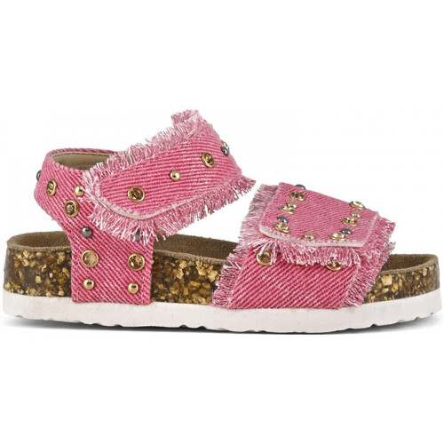 Παπούτσια Κορίτσι Σανδάλια / Πέδιλα Colors of California Baby sandal denim and studs Μπλέ