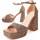 Παπούτσια Γυναίκα Σανδάλια / Πέδιλα Leindia 88526 Brown