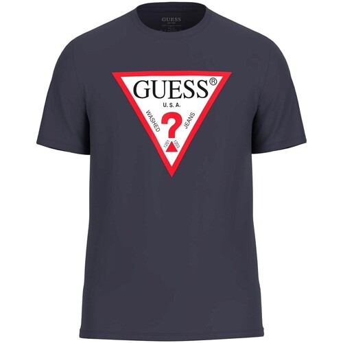 Υφασμάτινα Άνδρας T-shirt με κοντά μανίκια Guess  Multicolour
