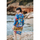 Υφασμάτινα Γυναίκα Φορέματα Isla Bonita By Sigris Κουρτίνα Μπλέ