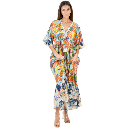 Υφασμάτινα Γυναίκα Μακριά Φορέματα Isla Bonita By Sigris Φόρεμα Multicolour
