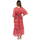 Υφασμάτινα Γυναίκα Μακριά Φορέματα Isla Bonita By Sigris Φόρεμα Midi Red