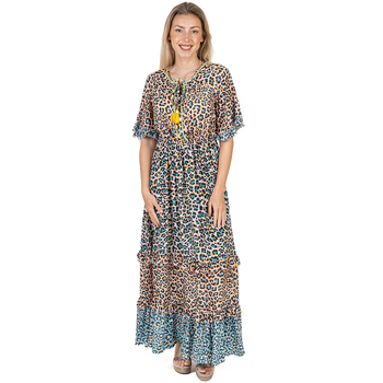 Υφασμάτινα Γυναίκα Μακριά Φορέματα Isla Bonita By Sigris Φόρεμα Multicolour