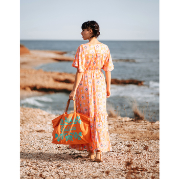 Isla Bonita By Sigris Φόρεμα Midi Orange