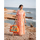 Υφασμάτινα Γυναίκα Μακριά Φορέματα Isla Bonita By Sigris Φόρεμα Midi Orange