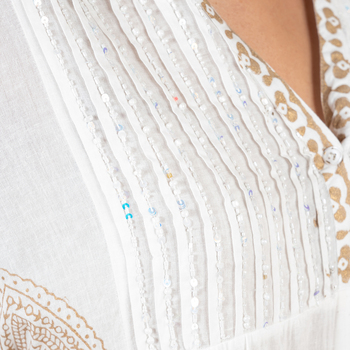 Isla Bonita By Sigris Κοντό Φόρεμα Άσπρο