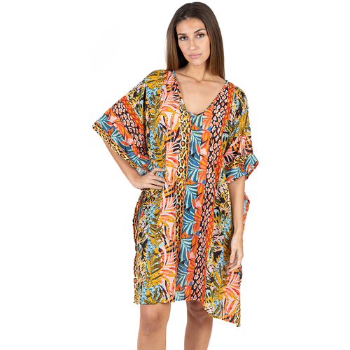 Υφασμάτινα Γυναίκα Κοντά Φορέματα Isla Bonita By Sigris Καφτάν Multicolour