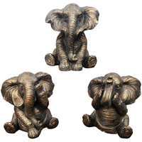 Σπίτι Αγαλματίδια και  Signes Grimalt 3U Ελέφαντες Grey