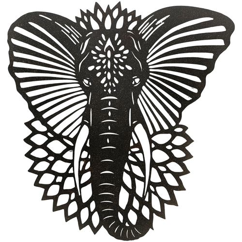 Σπίτι Αγαλματίδια και  Signes Grimalt Διακόσμηση Τοίχου Ελέφαντα Grey