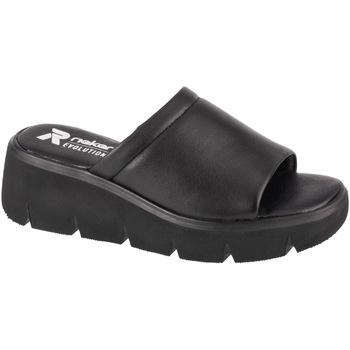Παπούτσια Γυναίκα Παντόφλες Rieker Flip-Flops Black