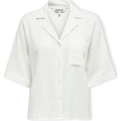 Υφασμάτινα Γυναίκα Μπλούζες Only Noos Tokyo Life Shirt S/S - Bright White Άσπρο
