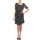Υφασμάτινα Γυναίκα Κοντά Φορέματα Mexx 13LW130 Black / Άσπρο