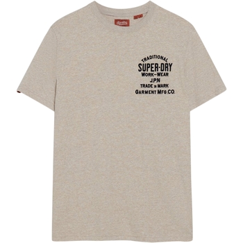 Υφασμάτινα Άνδρας T-shirt με κοντά μανίκια Superdry 235240 Beige