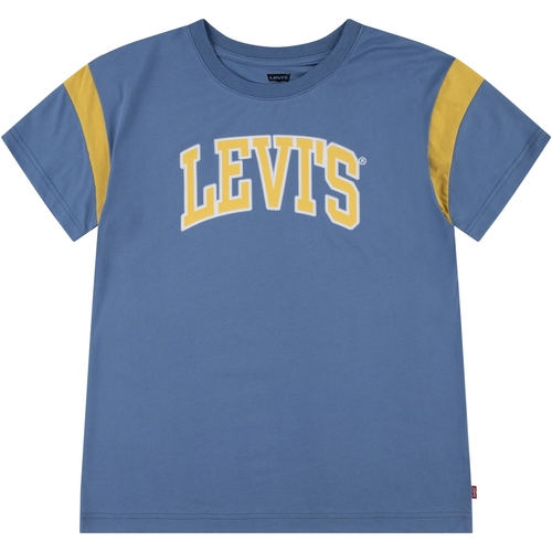 Υφασμάτινα Κορίτσι T-shirt με κοντά μανίκια Levi's 235287 Μπλέ