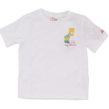 Υφασμάτινα Αγόρι T-shirt με κοντά μανίκια Mc2 Saint Barth TSH0001 00602F Άσπρο