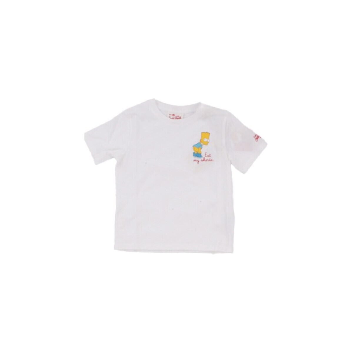 Υφασμάτινα Αγόρι T-shirt με κοντά μανίκια Mc2 Saint Barth TSH0001 00602F Άσπρο