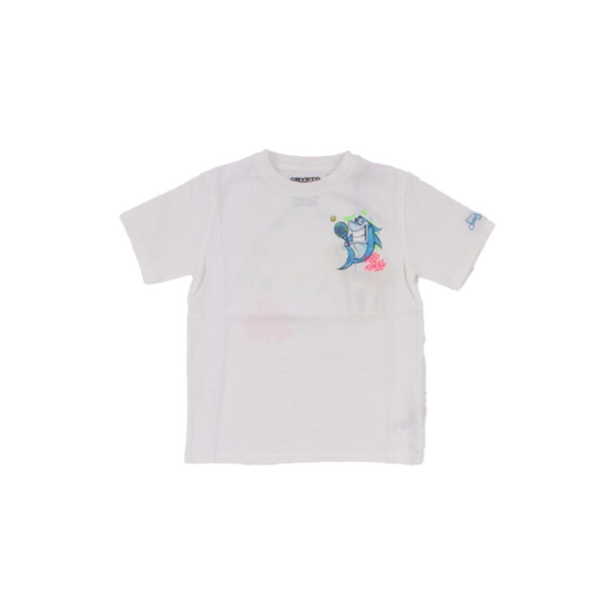 Υφασμάτινα Αγόρι T-shirt με κοντά μανίκια Mc2 Saint Barth TSH0001 00596F Άσπρο