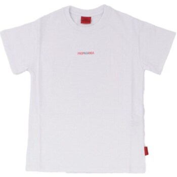 Υφασμάτινα Αγόρι T-shirt με κοντά μανίκια Propaganda 24SSPRBLTS985 Άσπρο