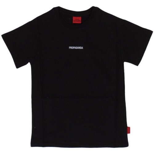 Υφασμάτινα Αγόρι T-shirt με κοντά μανίκια Propaganda 24SSPRBLTS990 Black