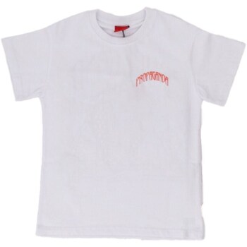 Υφασμάτινα Αγόρι T-shirt με κοντά μανίκια Propaganda 24SSPRBLTS967 Άσπρο
