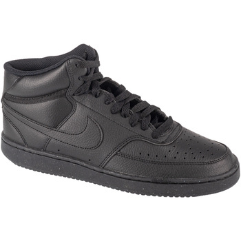 Παπούτσια Άνδρας Χαμηλά Sneakers Nike Court Vision Mid Black