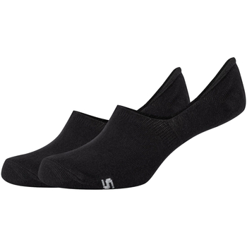 Εσώρουχα Αθλητικές κάλτσες  Skechers 2PPK Basic Footies Socks Black