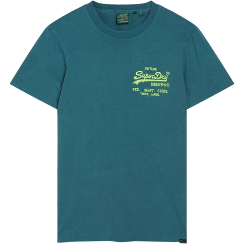 Υφασμάτινα Άνδρας T-shirt με κοντά μανίκια Superdry 235546 Μπλέ
