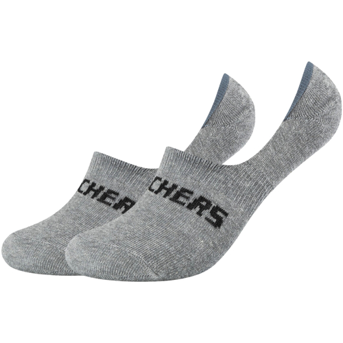 Αξεσουάρ Socks Skechers 2PPK Mesh Ventilation Footies Socks Grey