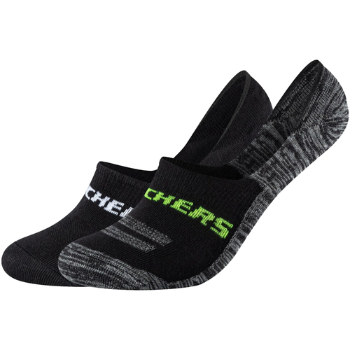 Αξεσουάρ Socks Skechers 2PPK Mesh Ventilation Footies Socks Black
