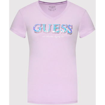 Υφασμάτινα Γυναίκα T-shirts & Μπλούζες Guess W2GI05 J1300 Violet