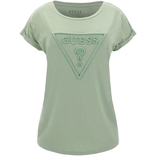 Υφασμάτινα Γυναίκα T-shirts & Μπλούζες Guess Q3GI00 KBSU0 Green