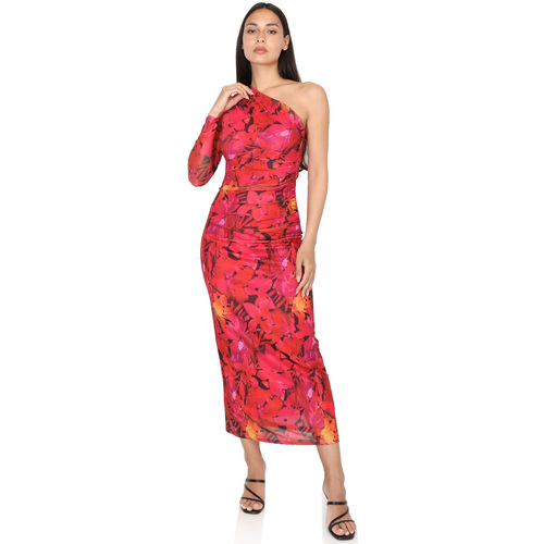 Υφασμάτινα Γυναίκα Φορέματα La Modeuse 71714_P168536 Ροζ