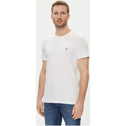 Υφασμάτινα Άνδρας T-shirt με κοντά μανίκια Guess U97M00 KCD31 Άσπρο