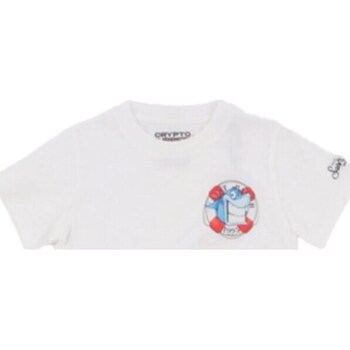 Υφασμάτινα Αγόρι T-shirt με κοντά μανίκια Mc2 Saint Barth TSH0001 03060F Άσπρο