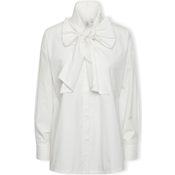 Υφασμάτινα Γυναίκα Μπλούζες Y.a.s YAS Sigga Shirt L/S - Star White Άσπρο